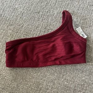Old Navy one shoulder swim top NWT
